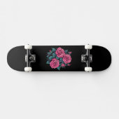 Roze Roos Persoonlijk Skateboard (Horizontaal)