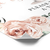 Roze Roos Petals Prosecco Love is Sweet Poster (Hoek)