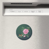 ROZE ROOS & PINE van SHARON SHARPE Magneet (Insitu (Vaatwasser))