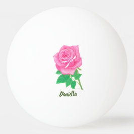 Roze Roos Pingpongbal
