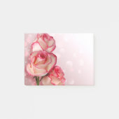 Roze Roos Post-it® Notes (Voorkant)