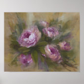 Roze Roos Poster (Voorkant)