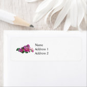 Roze Roos Rambler Etiket (Insitu)