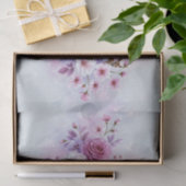 Roze Roos Ree Bouquet Decoupage Tissuepapier (Geschenk)