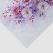 Roze Roos Ree Bouquet Decoupage Tissuepapier (Detail)
