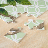  Roze Roos Retro Art Legpuzzel (Zijkant)