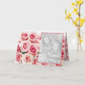 Roze Roos Romantiek - Sjabloon (Gele Bloem)