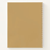Roze Roos | Romantisch Bloemendagboek Notitieboek (Achterkant)