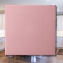 Roze Roos Roze Effen Kleur | Klassiek | Elegant Tegeltje