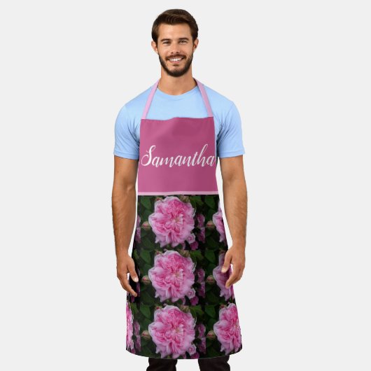Roze  Roos Rozen  afval Apron Schort (Gedragen)
