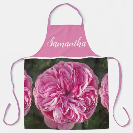 Roze  Roos Rozen  afval Apron Schort (Voorkant)