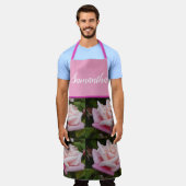 Roze  Roos Rozen  afval Apron Schort (Gedragen)