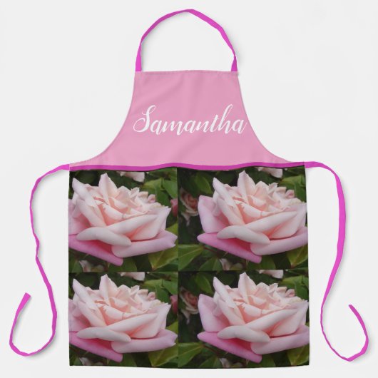 Roze  Roos Rozen  afval Apron Schort (Voorkant)