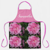 Roze Roos Rozen afval Apron Schort (Voorkant)