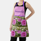 Roze  Roos Rozen Bloem Floral Foto Schort (Insitu)