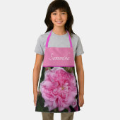 Roze  Roos Rozen Meisjes Kinder  Schort (Insitu)