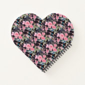 Roze  Roos Rozen Waterverf Moeders Journal Notitieboek (Achterkant)