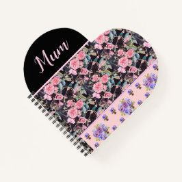 Roze  Roos Rozen Waterverf Moeders Journal Notitieboek