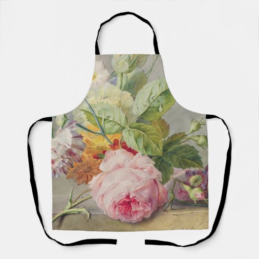  Roze Roos Schort (Voorkant)