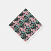 Roze Roos Shabby Chic bloem Servet Servetten (Hoek)