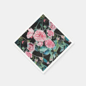 Roze Roos Shabby Chic bloem Servet Servetten (Hoek)