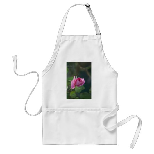 Roze Roos Standaard Schort (Voorkant)