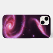 Roze Roos Stelsels Case-Mate iPhone Case (Achterkant (horizontaal))