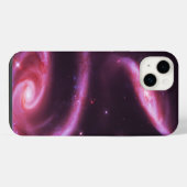 Roze Roos Stelsels iPhone Hoesje (Achterkant horizontaal)