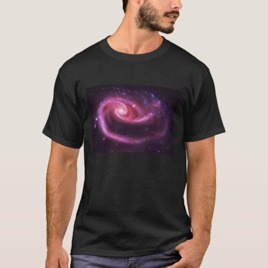 Roze Roos Stelsels T-shirt (Voorkant)