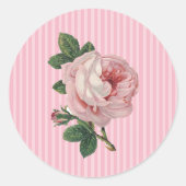 Roze  Roos stickers (Voorkant)