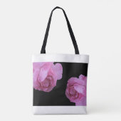  roze roos stijlvolle elegante florale mode tote bag (Achterkant)