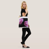 roze roos stijlvolle elegante florale mode tote bag (Op model)