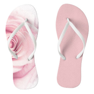 Roze roos Teenslippers, volwassen Teenslippers