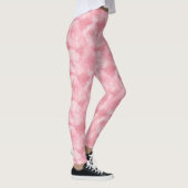 Roze Roos Tie-Dye Sierlijke Leggings (Rechts)