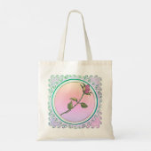 Roze Roos Tote Bag (Achterkant)
