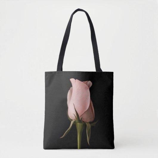 Roze Roos Tote Bag (Voorkant)