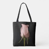 Roze Roos Tote Bag (Achterkant)
