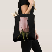 Roze Roos Tote Bag (Dichtbij)