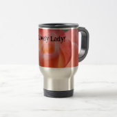 Roze Roos Valentijnsdag Liefde Waterfles Reisbeker (Voorkant rechts)