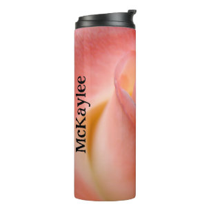 Roze Roos Valentijnsdag Liefde Waterfles Thermosbeker