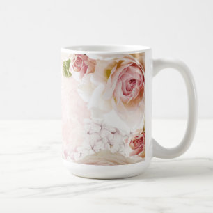 Roze Roos van de lentekloer Koffiemok