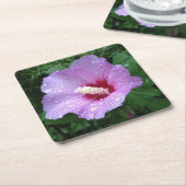 Roze Roos van Sharon Onderzetter (Schuin)