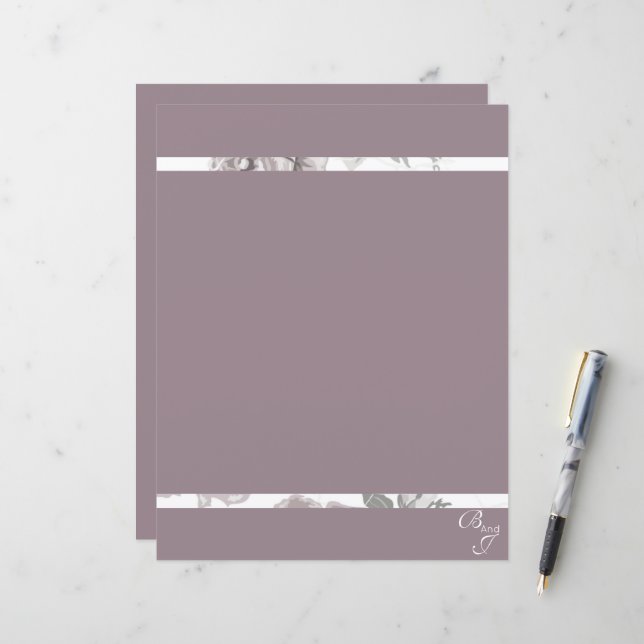 Roze roos verloving (Voorkant / Achterkant in situ)