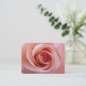 Roze Roos Visitekaartje (Staand voorkant)