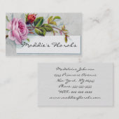 Roze  Roos Visitekaartje (Voorkant / Achterkant)