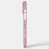 Roze Roos Vlinder Glans Case-Mate iPhone Case (Achterkant / Links)