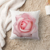 Roze roos voor jou kussen (Deken)