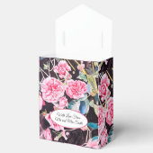 Roze Roos Waterverf Kool Oude Huwelijk Bedankdoosjes (Geopend)