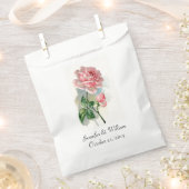 Roze Roos Wedding Favor Bag Bedankzakje (Geknipt)