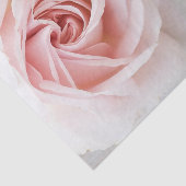 Roze Roos & Witte Hout Shabby Chic Bruidsmeisjesfe Tissuepapier (Detail)